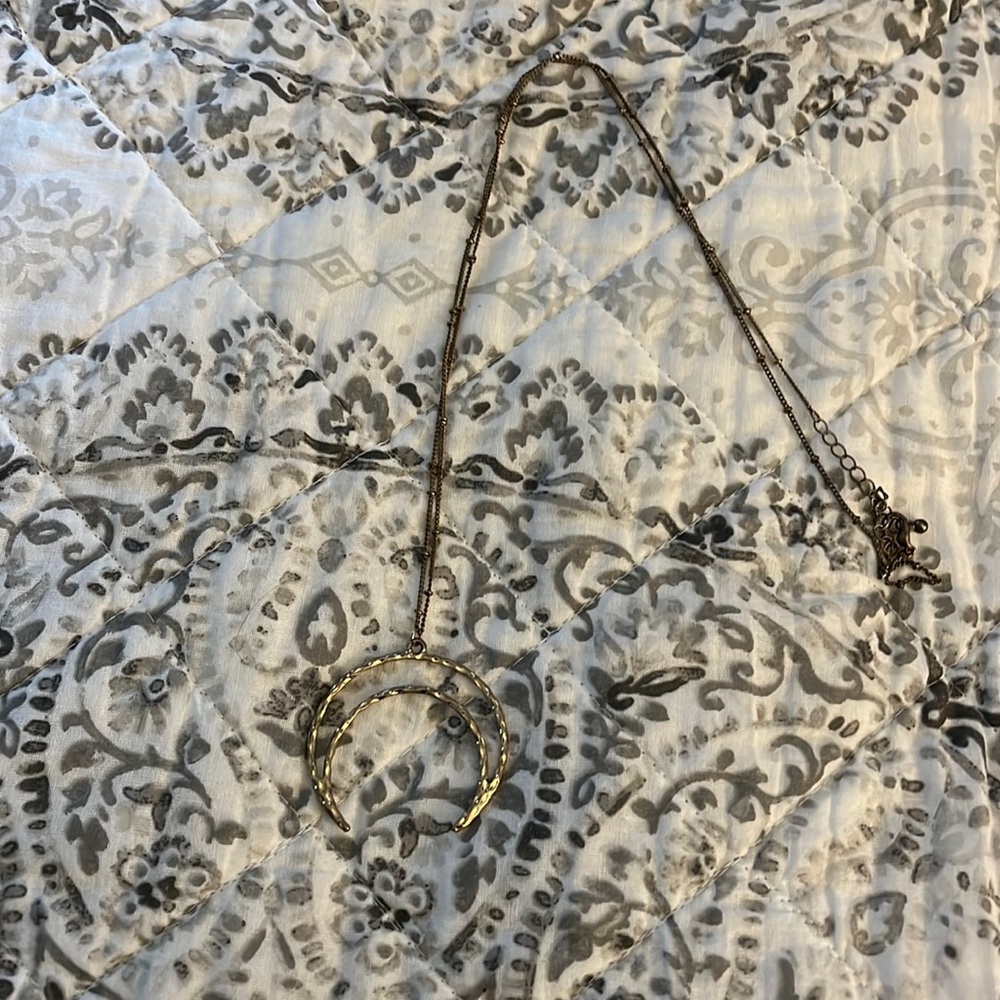 Lucky Brand Moon Necklace